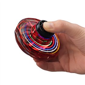 RED5 Volant Fidget Vortex Spinner Multicolore LED Light Boomerang Flyer en Rouge