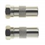 Adaptateur TV mâle vers Type F mâle - Adaptateur TV coaxial Femelle convertisseur câble coaxial connecteur RF mâle RCA Femelle d