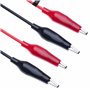 Crocodile Des Clips Électrique Isolé Câble Multimètre Tester Pistes Alligator Agrafe Pinces Double Terminé Testeur de Tension (0