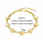 Philip Jones Bracelet Etoile Plaqué Or