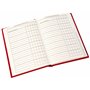 Carnet d'adresses avec couverture rouge pour liste de cartes de Noël et anniversaires