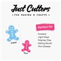 Custom Cutters Emporte-pièces en forme d'éclats de peinture | Mini / petit emporte-pièce en plastique pour pâtisserie, fondant, 