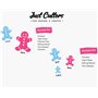 Custom Cutters - Lot de 5 emporte-pièces en forme de colombe pour pâte à sucre