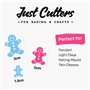 Custom Cutters Lot de 3 emporte-pièces en forme de colombe (1,5 cm, 2 cm, 3 cm) – Emballage recyclable