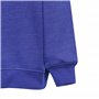 Loxdonz Chandail en molleton à col ras-du-cou pour filles et garçons, chandail unisexe en polaire douce pour enfants, bleu marin