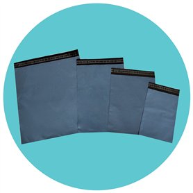 Triplast Lot de 100 sacs postaux gris (4 tailles