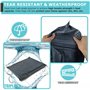 Triplast Lot de 100 sacs postaux gris (4 tailles, 25 de chaque) | Sacs postaux en plastique auto-scellables pour envoi de vêteme