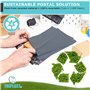 Triplast Lot de 100 sacs postaux gris (4 tailles, 25 de chaque) | Sacs postaux en plastique auto-scellables pour envoi de vêteme