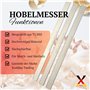 Xcalibur Tooling 260 x 20 x 2.5mm HSS Lames raboteuses réaffûtables Compatible LUREM (1 paire)