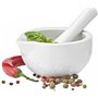 Lot de 3 mini pilons et mortier – Petit et compact 7 cm – Outils de cuisine pour broyer les épices et les herbes avec facilité –