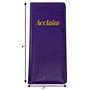 Acclaim Support rigide pour cartes de score de bowling légèrement rembourré aspect cuir synthétique 23 cm x 11 cm avec clip à re