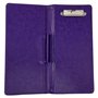 Acclaim Support rigide pour cartes de score de bowling légèrement rembourré aspect cuir synthétique 23 cm x 11 cm avec clip à re