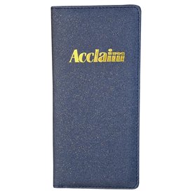 Acclaim Support rigide pour cartes de score de bowling avec clip à ressort et boucle pour stylo - 23 cm x 11 cm - Noir
