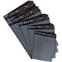 HTUK Lot de 50 sacs postaux en plastique avec fermeture auto-adhésive pour emballage postal - 5 tailles - Gris