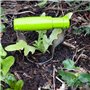 Jardinière à bulbes avec marqueur de profondeur – 6 cm de diamètre, sol lourd, 10 cm de profondeur avec poignée à ressort, acier
