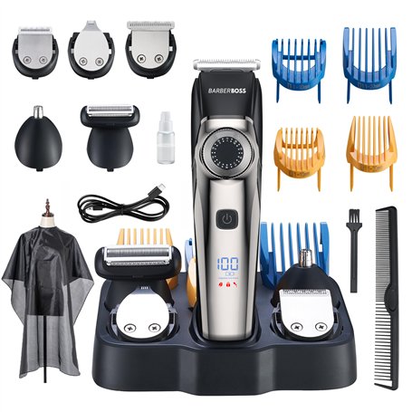 BarberBoss Tondeuse à barbe professionnelle