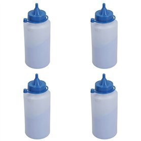 Lot de 4 recharges de craie bleue pour tracer des briques