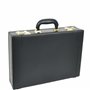 Divergent Retail DR657 Mallette en cuir extensible avec serrure à combinaison pour homme Noir, Noir , Medium