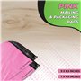 9 cm) 25 de chaque | Sacs postaux autocollant