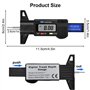Jauge de Profondeur de Pneu Numérique avec Écran LCD