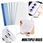 Cozlly 10 Feuilles A4 Dossier de Fichiers, A4 Couverture de Rapports,Clair Chemise de Couvertures Rapports D'affichage,Plastique