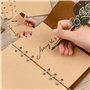 volumoon Stylo Dip à Plume Set, Stylo de Calligraphie Vintage, Ensemble de Plume d'Oie Calligraphie avec Dip Pen, 8 Pointes Rech