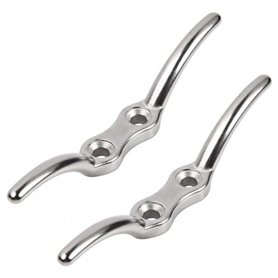 volumoon 113mm 2PCS Taquet Bateau Argenté
