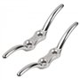 volumoon 113mm 2PCS Taquet Bateau Argenté