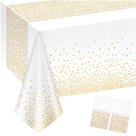 Volumoon 2PCS Nappes à Pois en Or