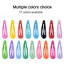 5cm Colorées Métal Snap Barette