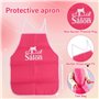 Litinliv 22 Pièces Jouets de Salon de Coiffure pour Filles, Jeu de Simulation de Coiffeur, avec Sèche-Cheveux, Fer à Friser et C