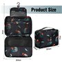 Granvoo Trousse de Toilette Femme à Suspendre de Voyage, Pliable Cosmétique Sac Organisateur Grande Capacité Imperméable Trousse