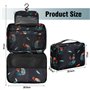 Granvoo Trousse de Toilette Femme à Suspendre de Voyage, Pliable Cosmétique Sac Organisateur Grande Capacité Imperméable Trousse