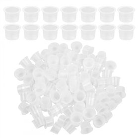 Dokeno Lot de 100 Gobelets Jetables pour Encre de Tatouage