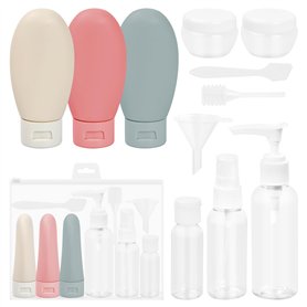 Dokeno 11 Pièces Bouteille De Voyage Silicone