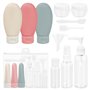 Dokeno 11 Pièces Bouteille De Voyage Silicone