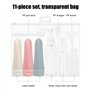 Ensemble de Flacons Voyage Anti-Fuites