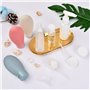 Dokeno 11 Pièces Bouteille De Voyage Silicone,Liquide Bouteille Contenant Rechargeables,Ensemble de Flacons Voyage Anti-Fuites,V
