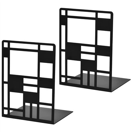 Dokeno 2 Pcs Serre-Livres en Métal