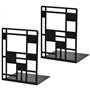 Dokeno 2 Pcs Serre-Livres en Métal