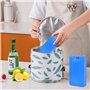 Dokeno Pack de 4 Blocs de Congélation, 400ml Pain de Glace pour Sac Isotherme, Bloc Glace pour Glaciere Portable Blocs de Glace,
