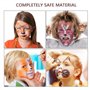 Volumoon 12 Couleurs Peinture Visage Enfant Kits, Sticks de Maquillage à l'eau pour Enfant, Crayon Maquillage Halloween, Crayons