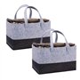 volumoon 2PCS Sac à Bûches en Feutre