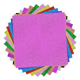PB TECH – Papier cartonné pailleté – 30 x 30 cm