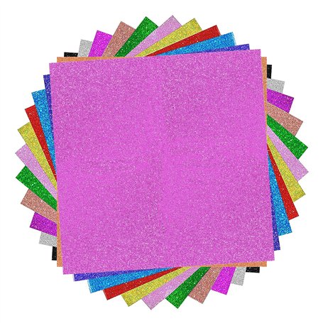 PB TECH – Papier cartonné pailleté – 30 x 30 cm