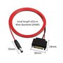 5mm 12V Câble d'alimentation | 100cm | Câble Adaptateur SATA 15Pin 12V CC