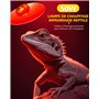 Dimmable Rétro Éclairage Infrarouge Lampe De Chaleur Ampoule Spot Basking Pour Drag