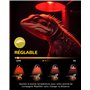 GlowUp E27 Reptile Ampoules Chauffantes 50W, Dimmable Rétro Éclairage Infrarouge Lampe De Chaleur Ampoule Spot Basking Pour Drag