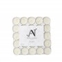 Aroma Naturals London Lot de 50 bougies chauffe-plat non parfumées | Durée de combustion lente de 4 heures | Taille standard 3