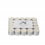 Aroma Naturals London Lot de 50 bougies chauffe-plat non parfumées | Durée de combustion lente de 4 heures | Taille standard 3,8